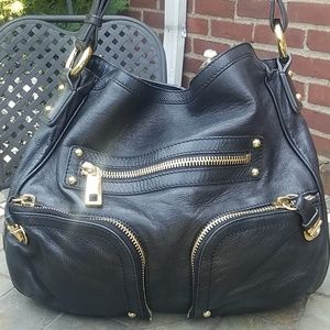 Marc Jacobs "Christy" Purse- Black w Gold Hardware